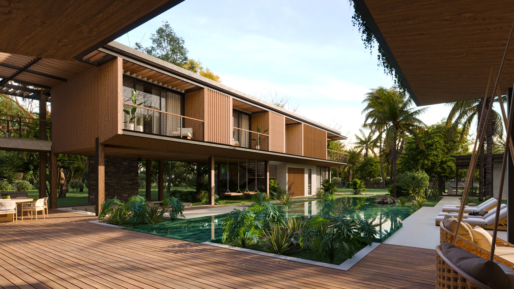 Sea Breezes — residential architecture, Guanacaste, Costa Rica